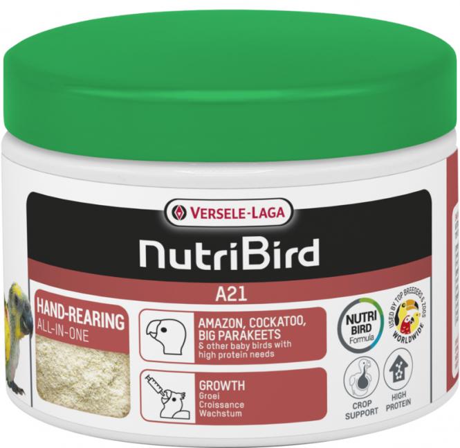 NutriBird A 21 - Komplett-Vogelfutter für Handaufzucht aller Jungvögel 800 g (20,13 €/kg) 